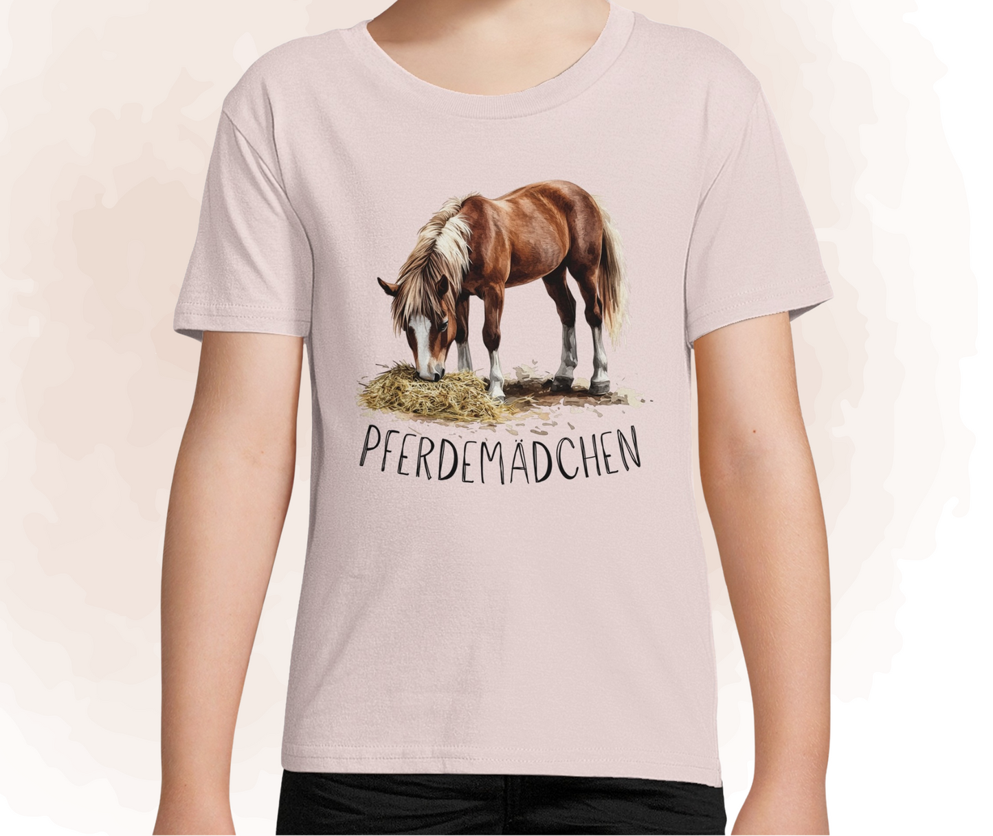 "Pferdemädchen" - Kinder T-Shirt mit Pferde Motiv, 4 bis 12 Jahre - Design von SimpleLore