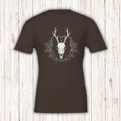 Witchy Hexen T-Shirt mit Reh Schädel - Witchy Cozy Collection - Witchcore Accssoires