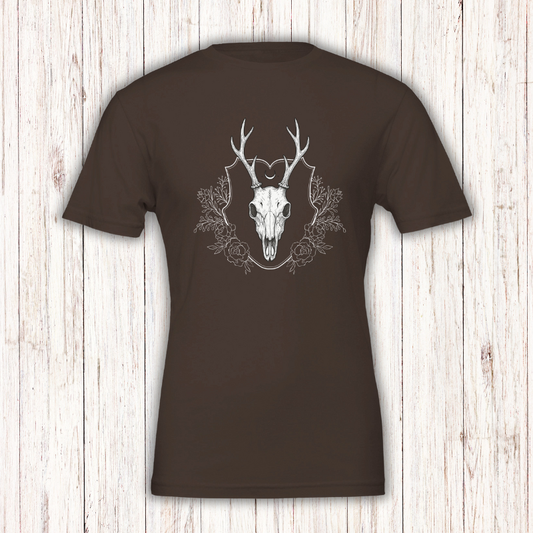 Witchy Hexen T-Shirt mit Reh Schädel - Witchy Cozy Collection - Witchcore Accssoires